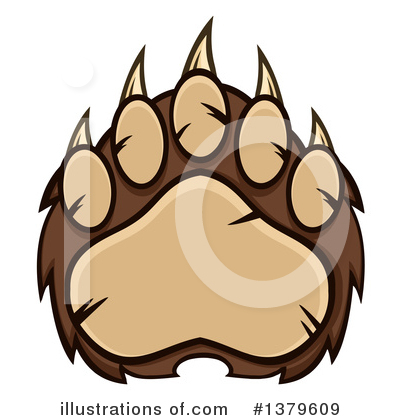 Royalty-Free (RF) Grizzly Bear Clipart Illustration by Hit Toon - Stock Sample #1379609