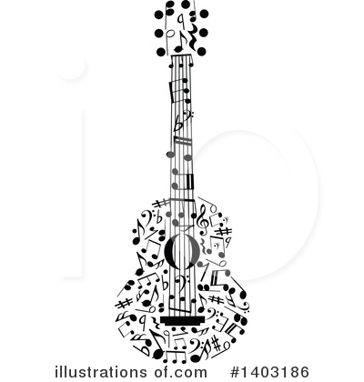 Music Note Clipart #1403186 by Vector Tradition SM
