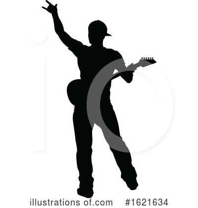 Guitarist Clipart #1621634 by AtStockIllustration