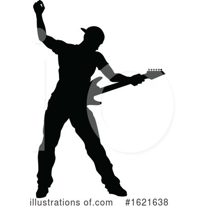 Guitarist Clipart #1621638 by AtStockIllustration