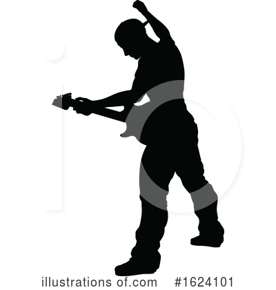 Guitarist Clipart #1624101 by AtStockIllustration