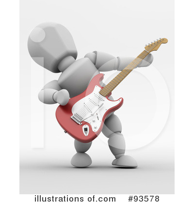 Guitarist Clipart #93578 by KJ Pargeter