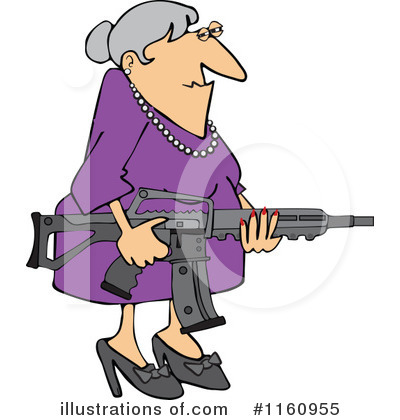Royalty-Free (RF) Gun Clipart Illustration by djart - Stock Sample #1160955