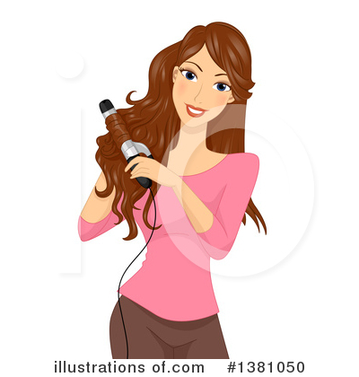 Hair Style Clipart #1381050 by BNP Design Studio