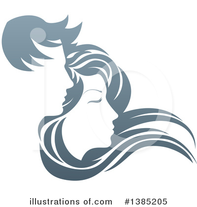 Hairstyle Clipart #1385205 by AtStockIllustration