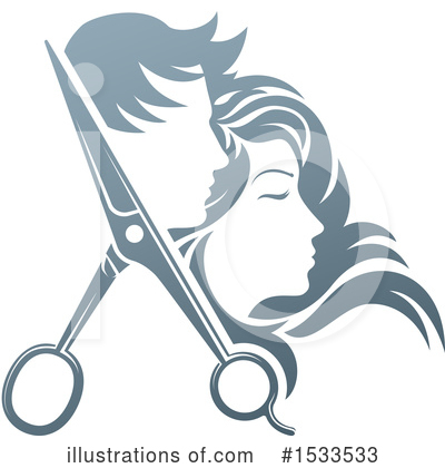 Hairstyle Clipart #1533533 by AtStockIllustration