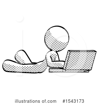 Royalty-Free (RF) Halftone Design Mascot Clipart Illustration by Leo Blanchette - Stock Sample #1543173