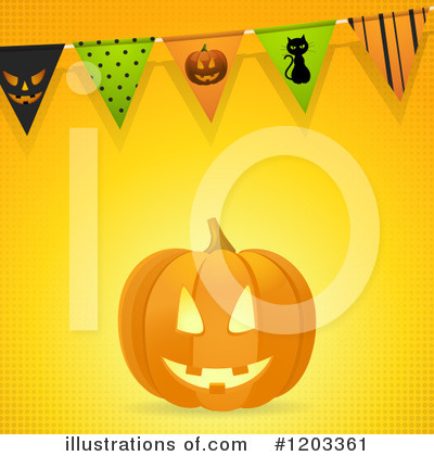 Royalty-Free (RF) Halloween Clipart Illustration by elaineitalia - Stock Sample #1203361
