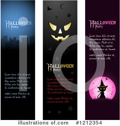 Royalty-Free (RF) Halloween Clipart Illustration by elaineitalia - Stock Sample #1212354