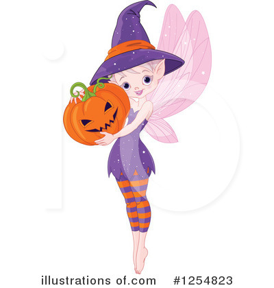 Royalty-Free (RF) Halloween Clipart Illustration by Pushkin - Stock Sample #1254823