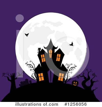 Royalty-Free (RF) Halloween Clipart Illustration by elaineitalia - Stock Sample #1256056