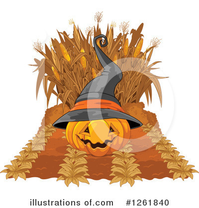 Royalty-Free (RF) Halloween Clipart Illustration by Pushkin - Stock Sample #1261840