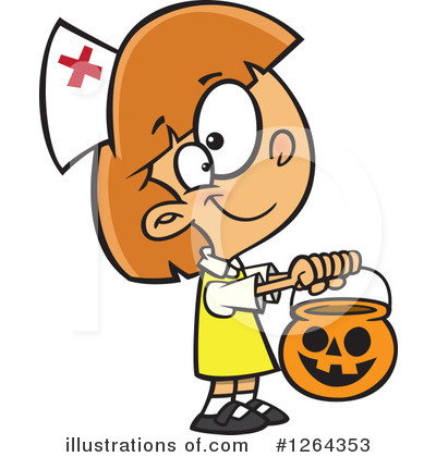Royalty-Free (RF) Halloween Clipart Illustration by toonaday - Stock Sample #1264353