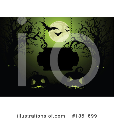Royalty-Free (RF) Halloween Clipart Illustration by Pushkin - Stock Sample #1351699