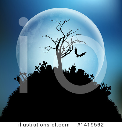 Cemetery Clipart #1419562 by KJ Pargeter
