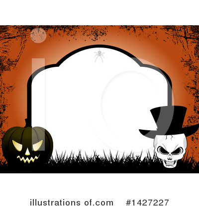 Halloween Pumpkin Clipart #1427227 by elaineitalia