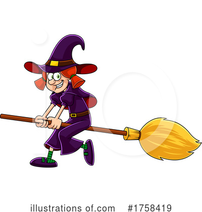 Broom Clipart #1758419 by Hit Toon
