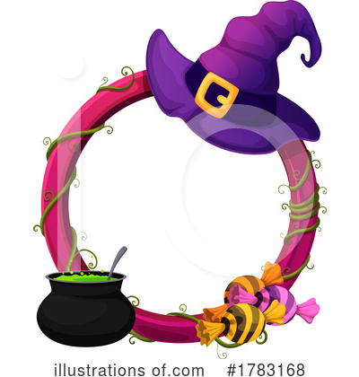 Witch Hat Clipart #1783168 by Vector Tradition SM