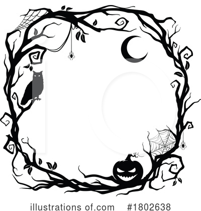Royalty-Free (RF) Halloween Clipart Illustration by Vector Tradition SM - Stock Sample #1802638