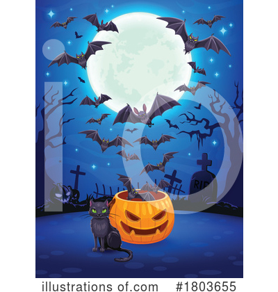 Royalty-Free (RF) Halloween Clipart Illustration by Vector Tradition SM - Stock Sample #1803655