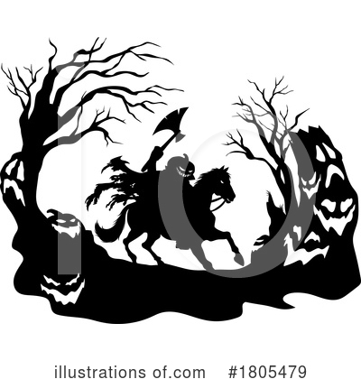 Royalty-Free (RF) Halloween Clipart Illustration by Hit Toon - Stock Sample #1805479