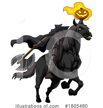 Royalty-Free (RF) Halloween Clipart Illustration by Hit Toon - Stock Sample #1805480