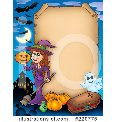 Royalty-Free (RF) Halloween Clipart Illustration by visekart - Stock Sample #220775