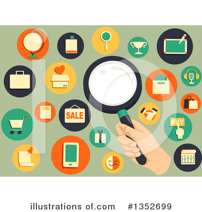Searching Clipart #1352699 by BNP Design Studio