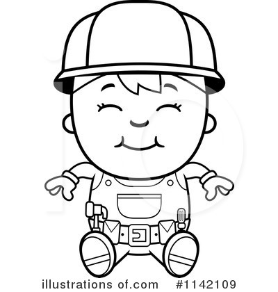 Royalty-Free (RF) Handyman Clipart Illustration by Cory Thoman - Stock Sample #1142109