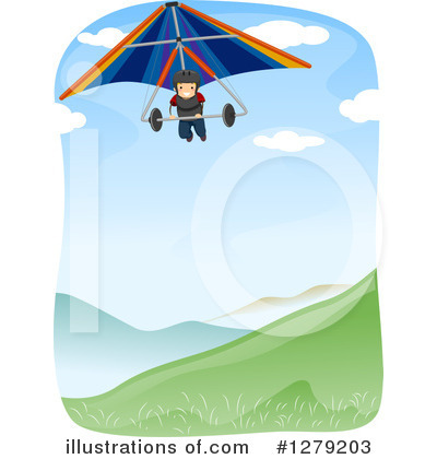 Hang Gliding Clipart #1279203 by BNP Design Studio