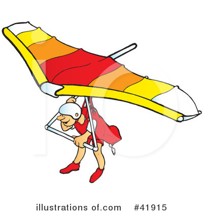 Hang Gliding Clipart #41915 by Snowy