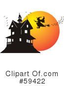 Haunted House Clipart #59422 by pauloribau