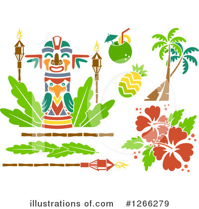 Palm Trees Clipart #1266279 by BNP Design Studio