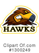 Hawk Clipart #1300249 by Cory Thoman