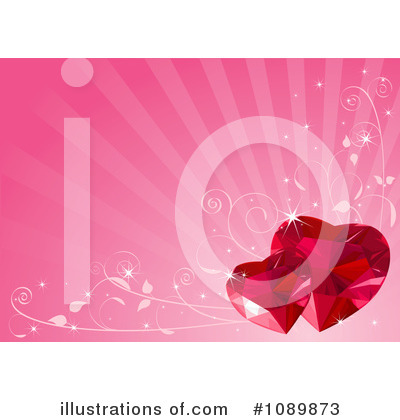 Royalty-Free (RF) Heart Background Clipart Illustration by Pushkin - Stock Sample #1089873