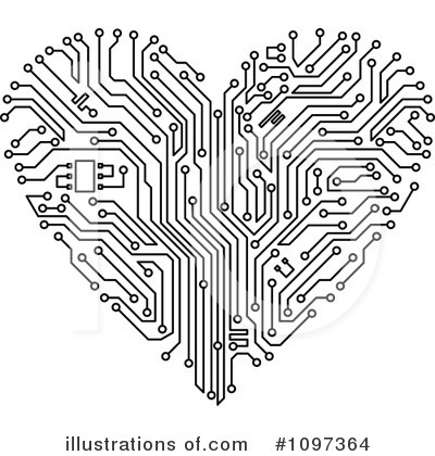 Motherboard Clipart #1097364 by Vector Tradition SM