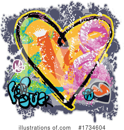 Heart Clipart #1734604 by NL shop