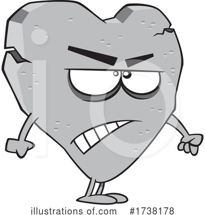 Heart Character Clipart #1738178 by toonaday