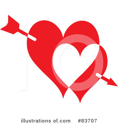 Royalty-Free (RF) Heart Clipart Illustration by Rosie Piter - Stock Sample #83707