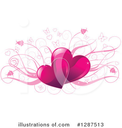 Hearts Clipart #1287513 by Pushkin