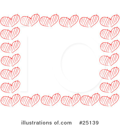 Heart Border Clipart #25139 by KJ Pargeter