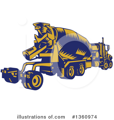Royalty-Free (RF) Heavy Machinery Clipart Illustration by patrimonio - Stock Sample #1360974