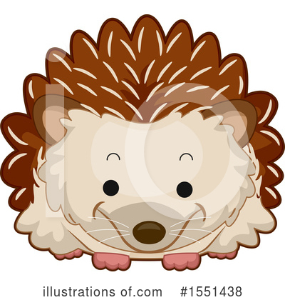 Hedgehog Clipart #1551438 by BNP Design Studio