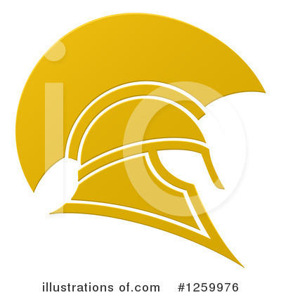 Trojan Helmet Clipart #1259976 by AtStockIllustration