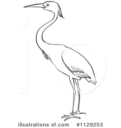 Royalty-Free (RF) Heron Clipart Illustration by Picsburg - Stock Sample #1129253
