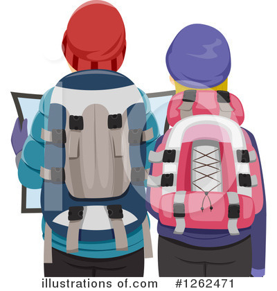 Royalty-Free (RF) Hiking Clipart Illustration by BNP Design Studio - Stock Sample #1262471