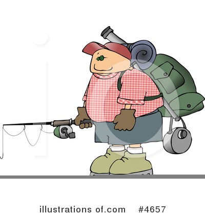Royalty-Free (RF) Hiking Clipart Illustration by djart - Stock Sample #4657