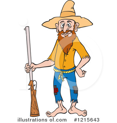 Royalty-Free (RF) Hillbilly Clipart Illustration by LaffToon - Stock Sample #1215643