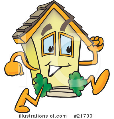 Home Mascot Clipart #217001 by Mascot Junction