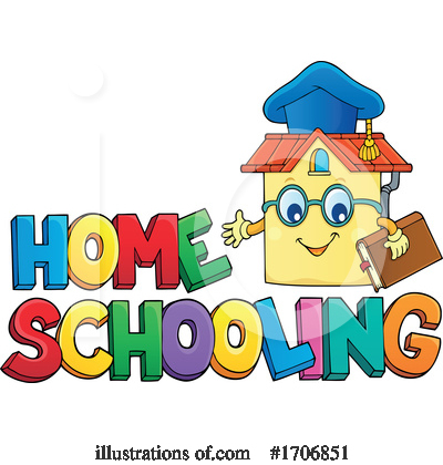 Royalty-Free (RF) Home School Clipart Illustration by visekart - Stock Sample #1706851